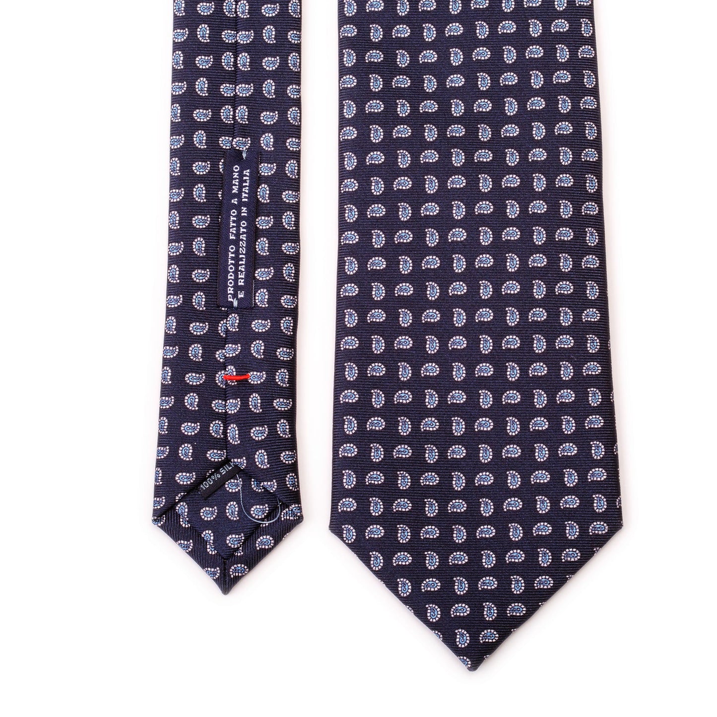 Tie with Light Bluish Paisley Pattern
