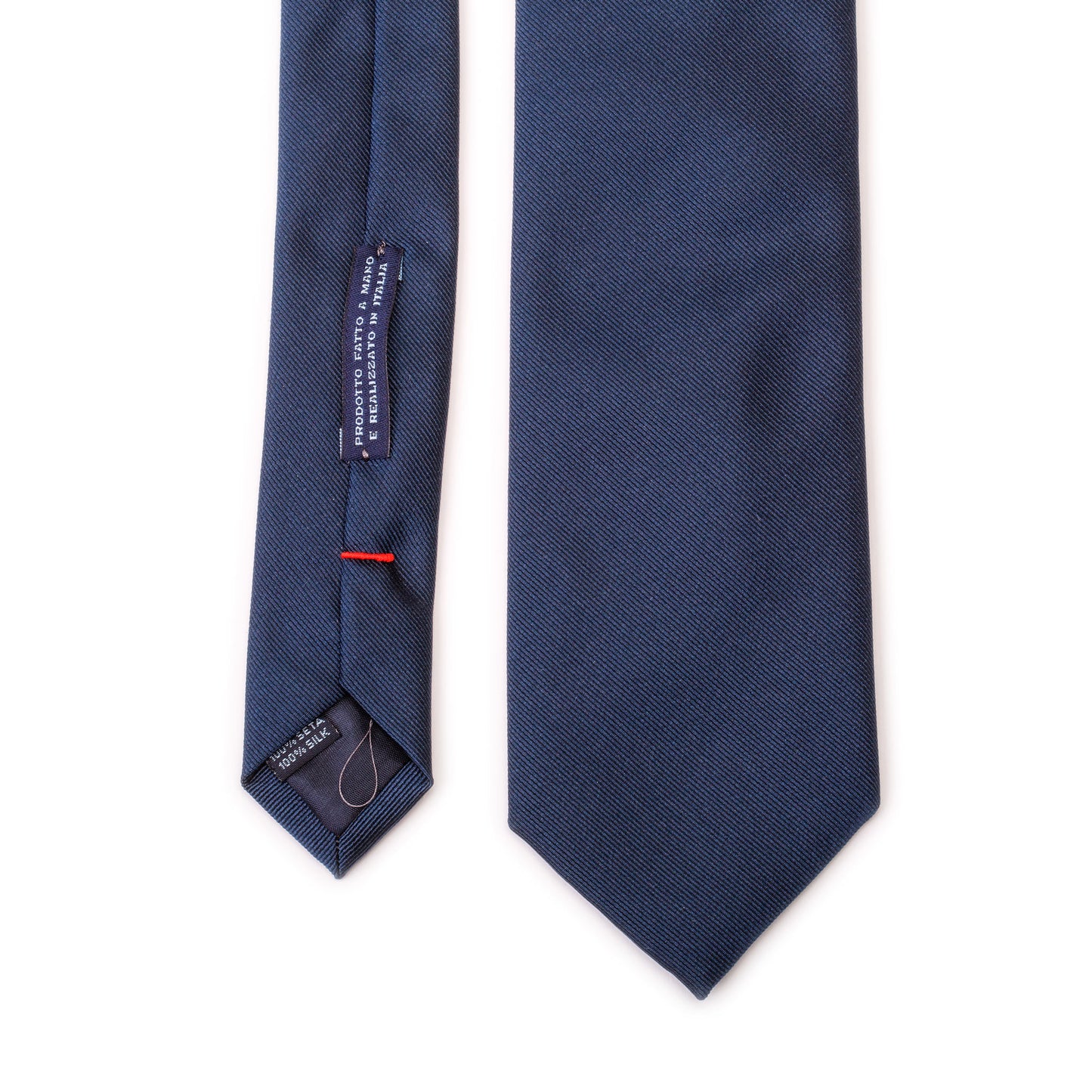 Navy Blue Jacquard Silk Tie