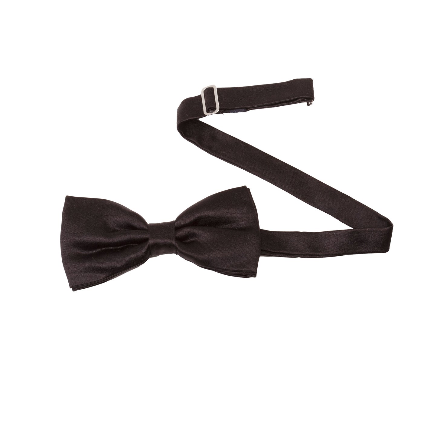 Black Pre-Tied Silk Papillon