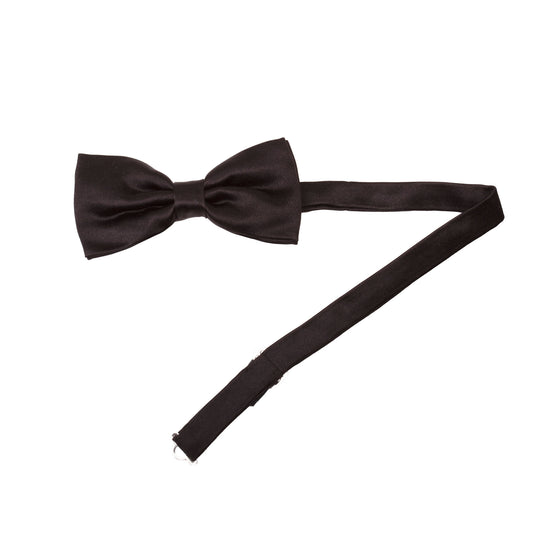 Black Pre-Tied Silk Papillon