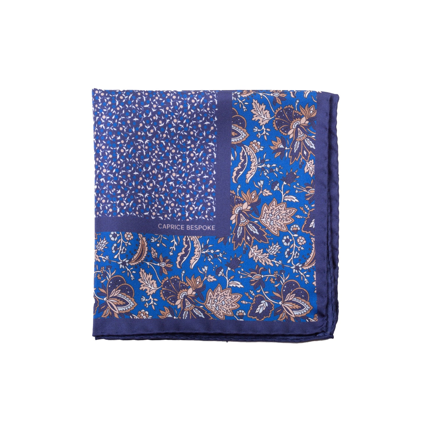 Floreal Pocket Square in Blue