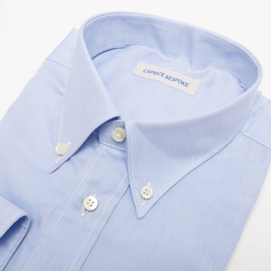 False-Plain Oxford Cotton Shirt