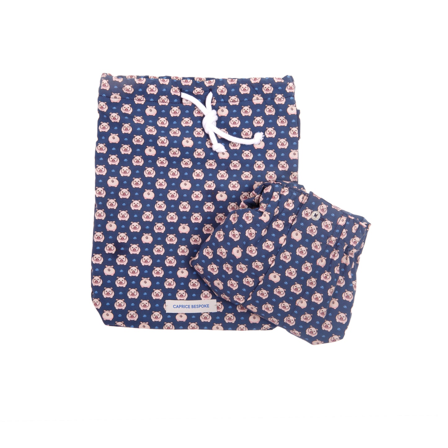 Boxer Briefs with Punch Bag with Little Piglets