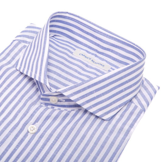 Cotton & Linen Shirt with Stripes