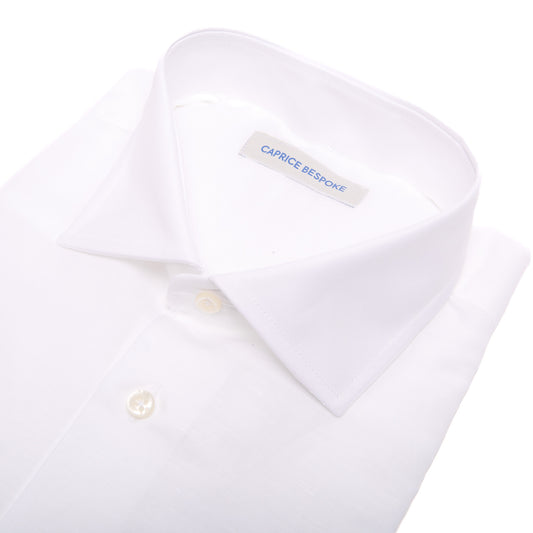White Cotton & Linen Shirt