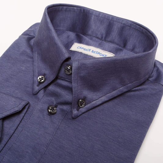 Long-Sleeved Polo Shirt, Double Twisted Fabric