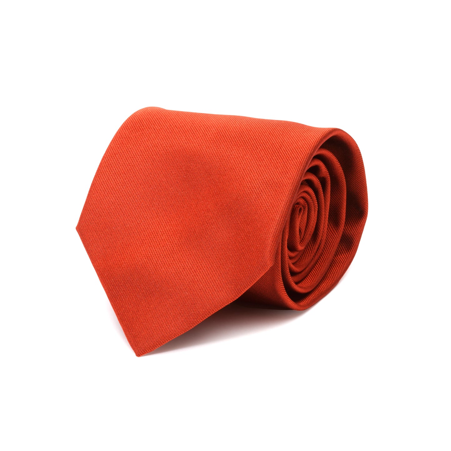 Rust Jacquard Silk Tie