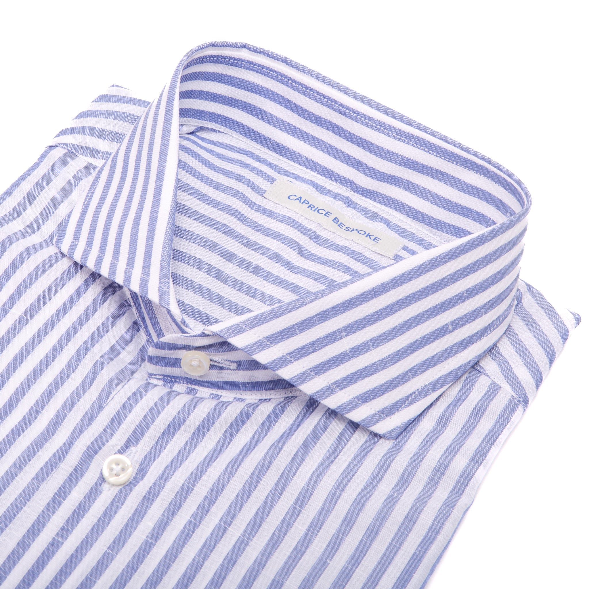 Cotton & Linen Shirt with Stripes