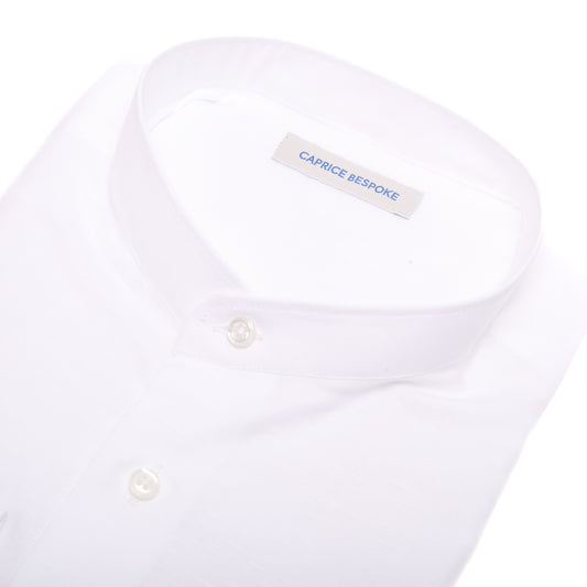 White Cotton & Linen Shirt