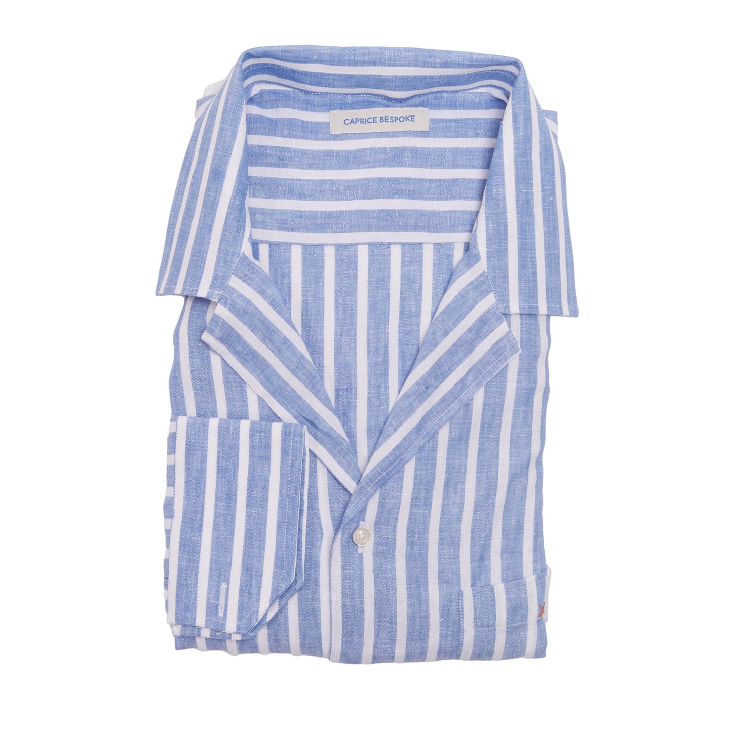 PONZA - Linen Reverse-Stripe Shirt