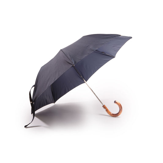 Folding Umbrella with Shiny Maple Handle