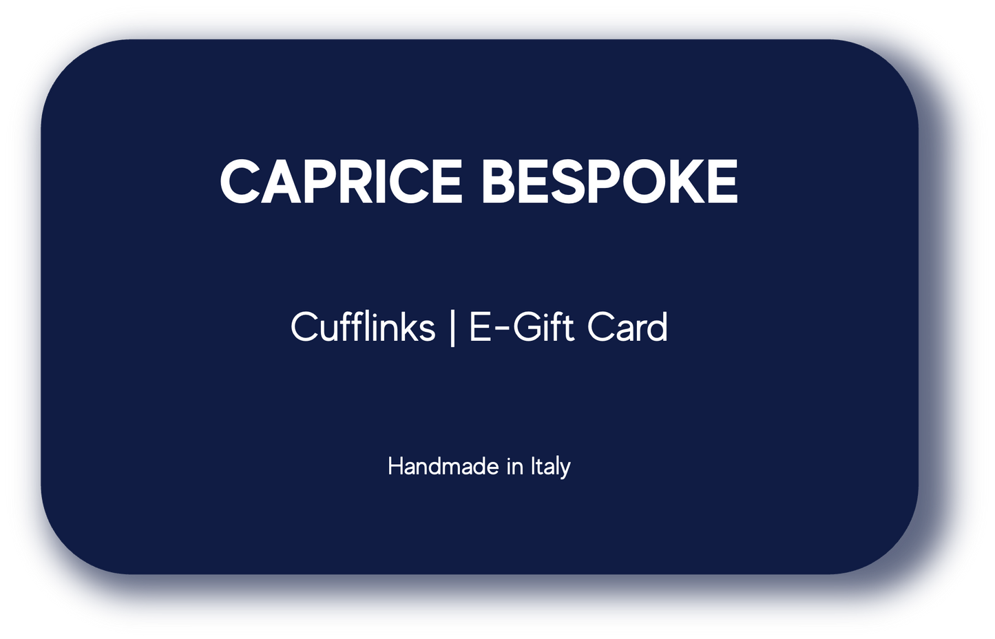 Personalized Cufflinks E-Gift Card