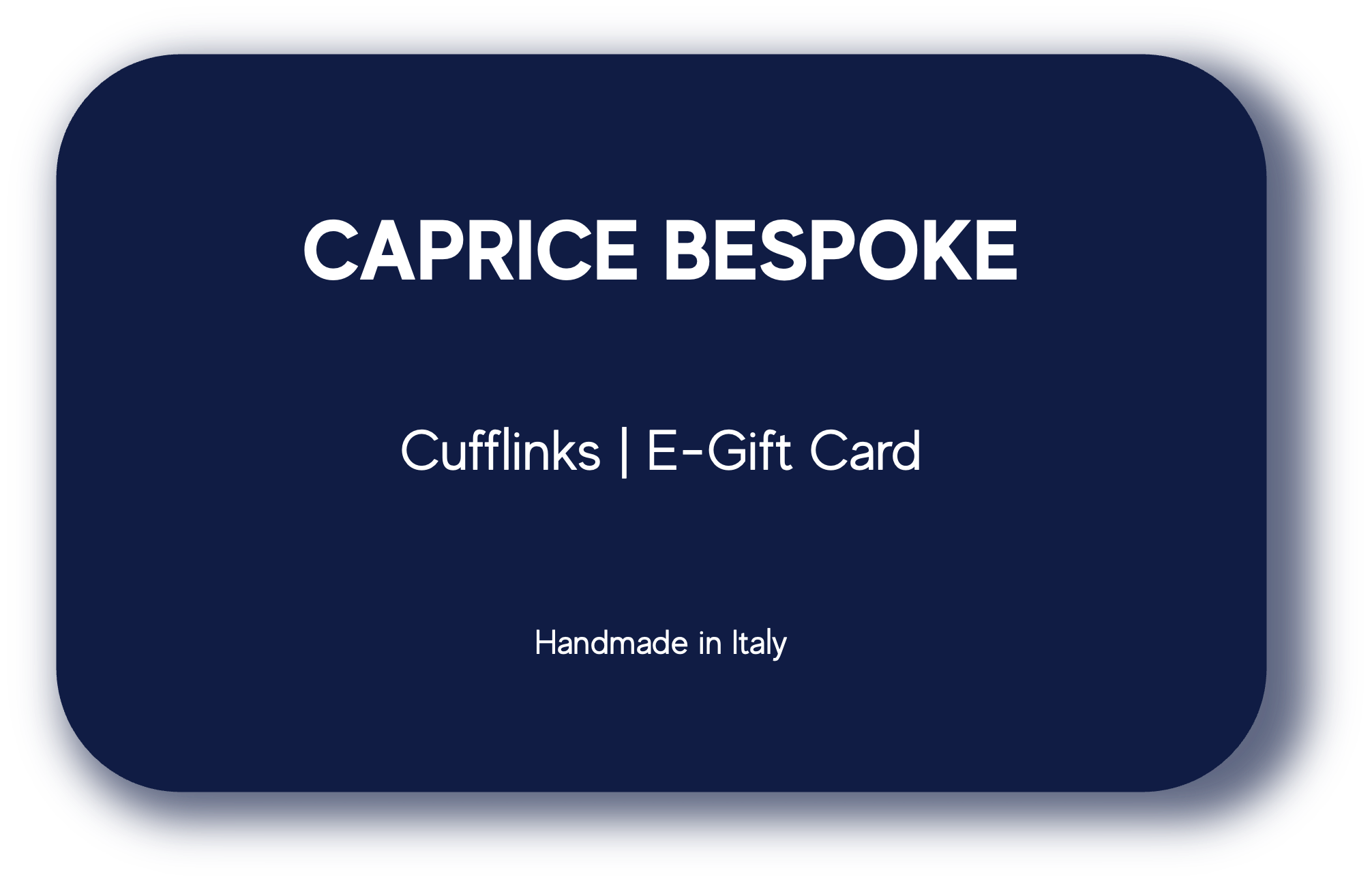 Personalized Cufflinks E-Gift Card