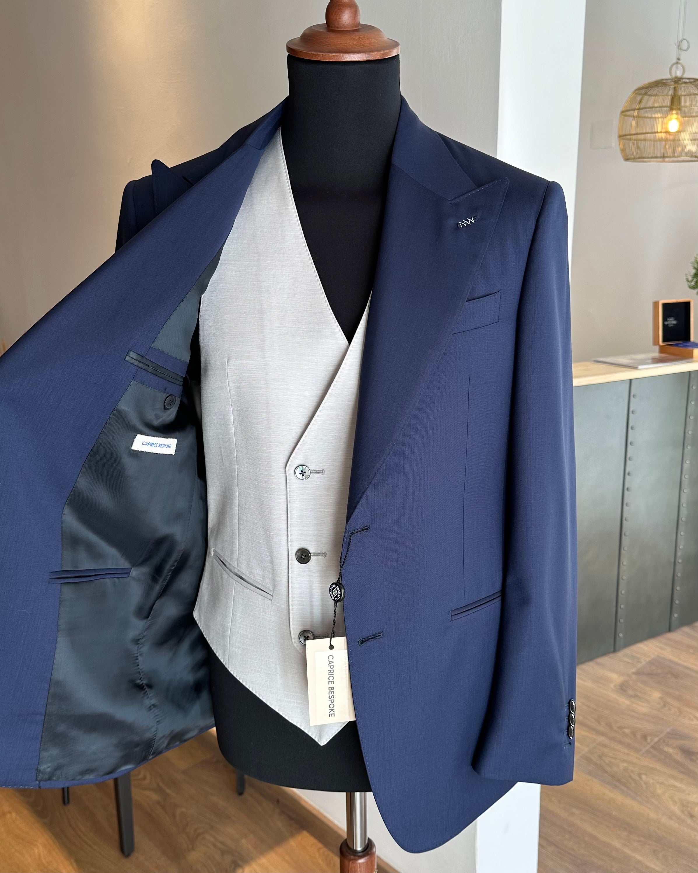 blue-tailored-wedding-suit-with-pearl-grey-double-breasted-waistcoat-by-caprice-bespoke