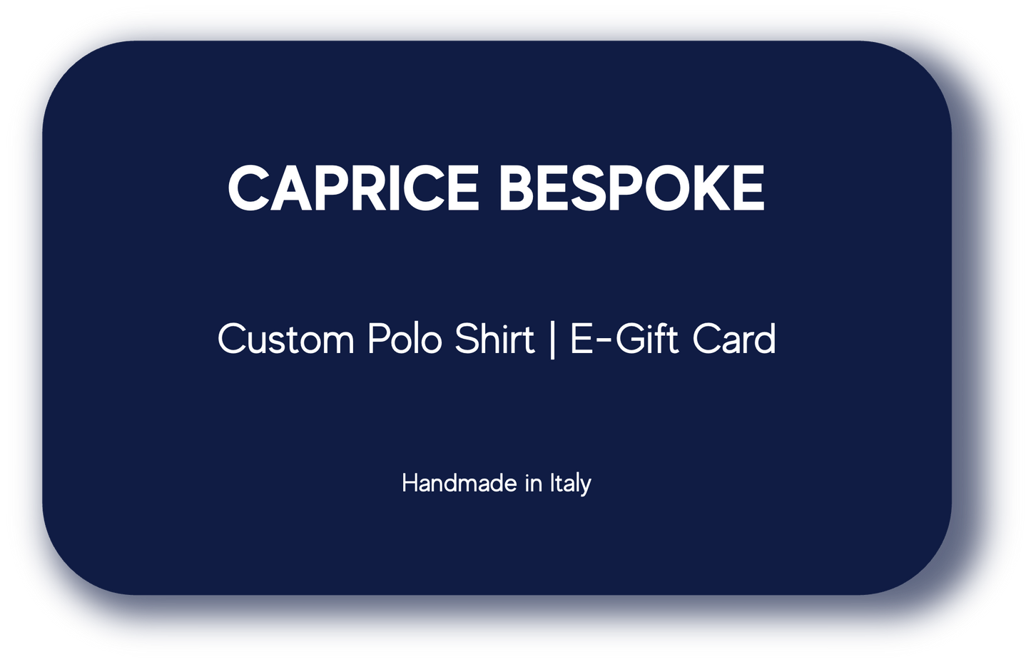 Custom Polo Shirt E-Gift Card