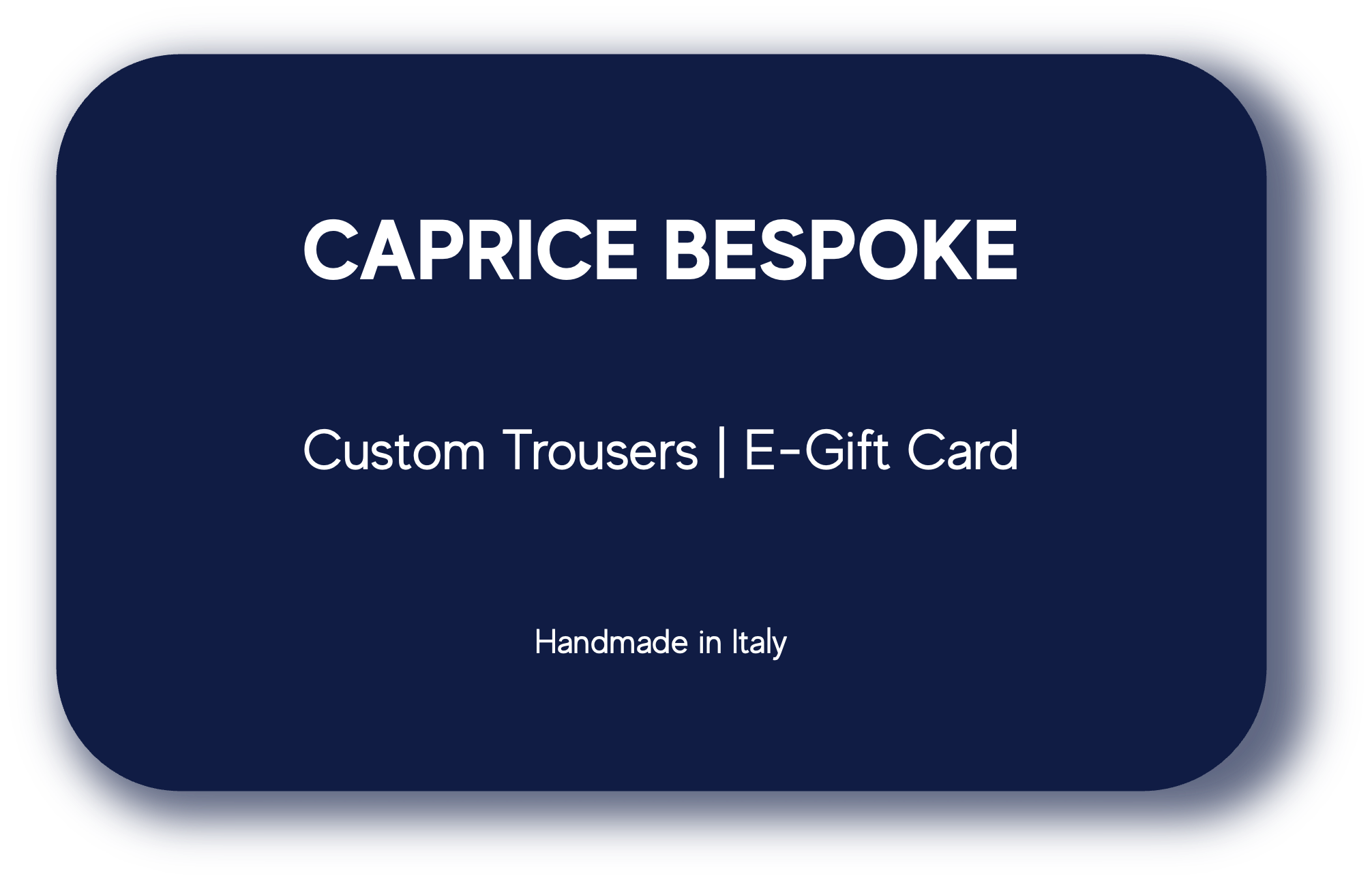 Made to Measure Trousers E-Gift Card